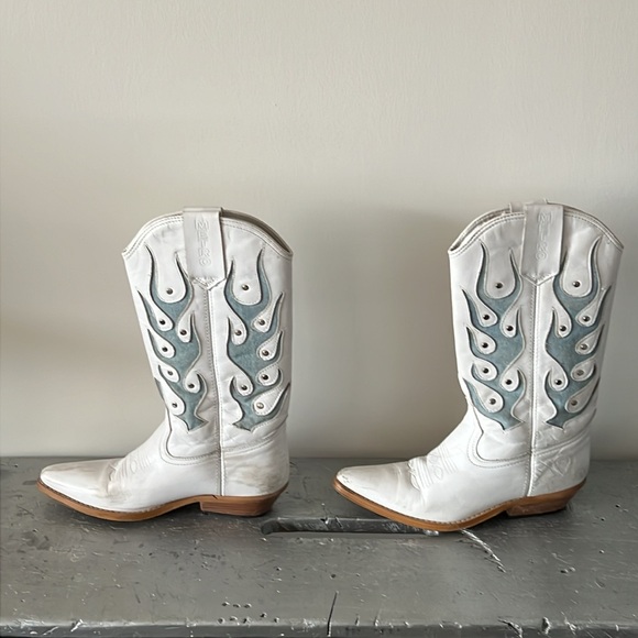 Vintage Cowboy Boots-1980’s flame - Picture 10 of 13